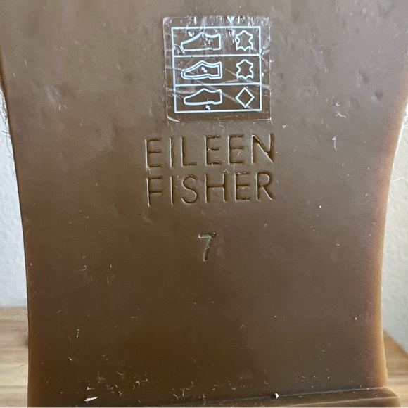 Eileen Fisher Milly Espadrille Slide Sandals 7 Beige Tan Nubuck Leather Beach - Picture 11 of 11